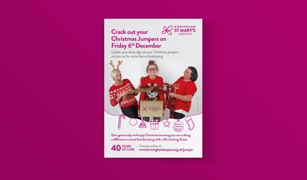 Birmingham St Mary's Hospice Christmas Jumper Campaign